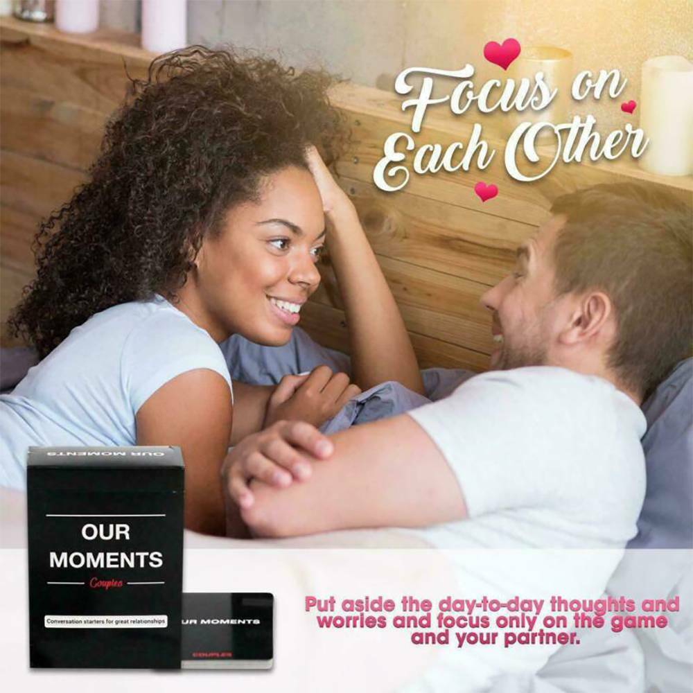Our Moment Board Game Card Couples Dark Conversation Starters With Your Partner!