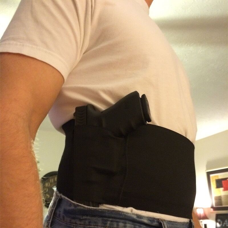 New Gun Holster With Double Magazine Pouches for Glock 17 19 22 23 25 30 31 32