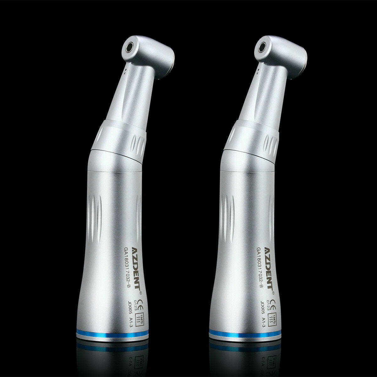 2 X NSK Style Dental Contra Angle Low Speed Handpie Inner Water Spray AZDENT