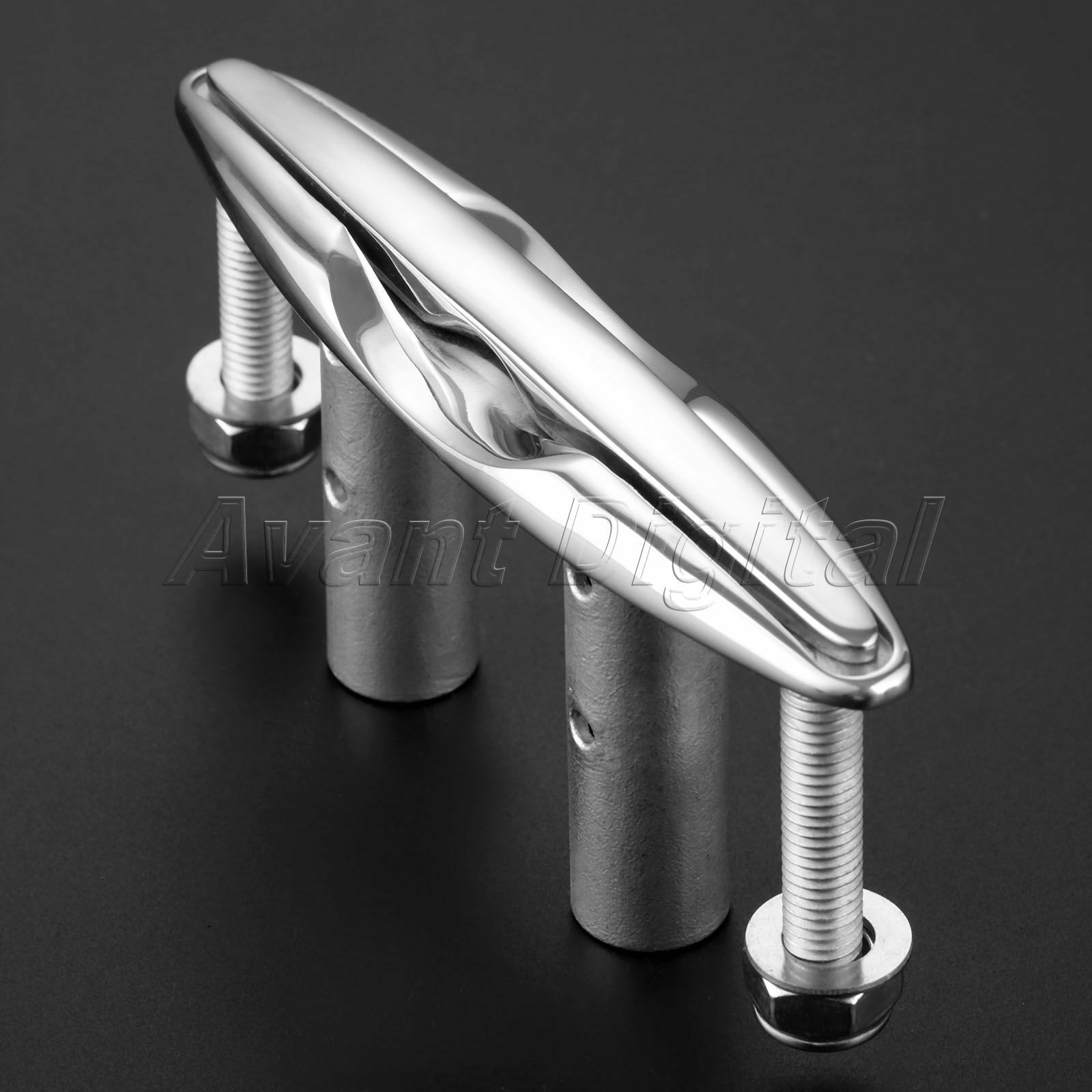 1 Pc Length 150mm 6" Boat Pull Up Cleat Stainless Steel For Marine Boat Yachts