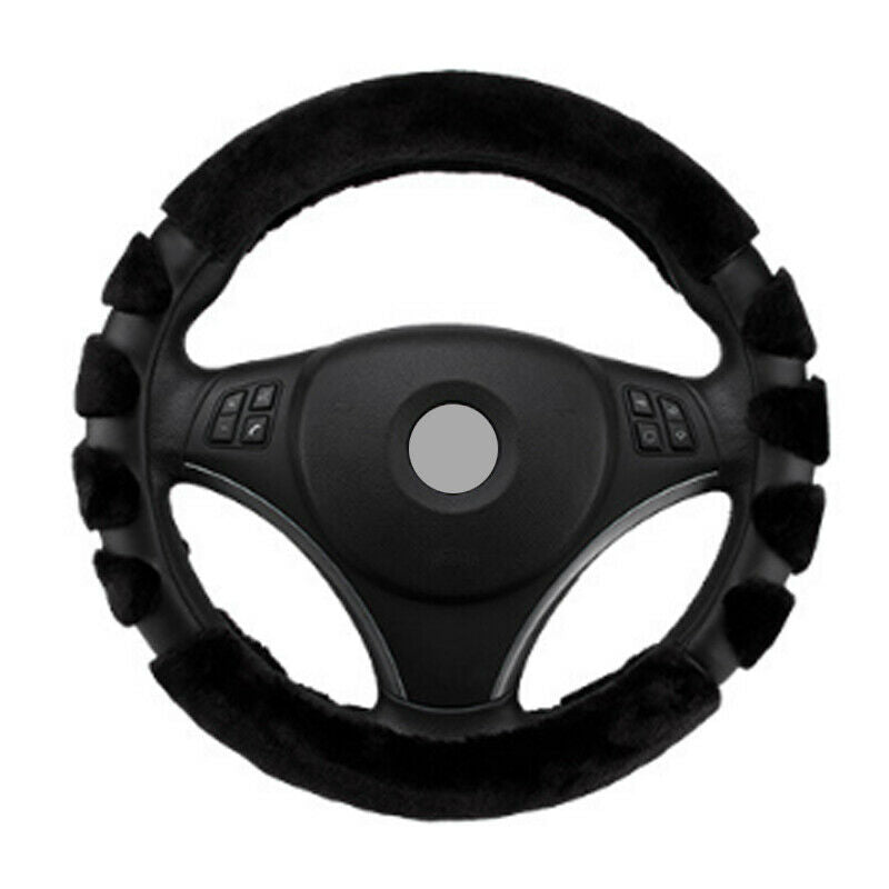 Universal Car Interior Steering Wheel Cover 38CM 15'' Warm & Soft Accessories