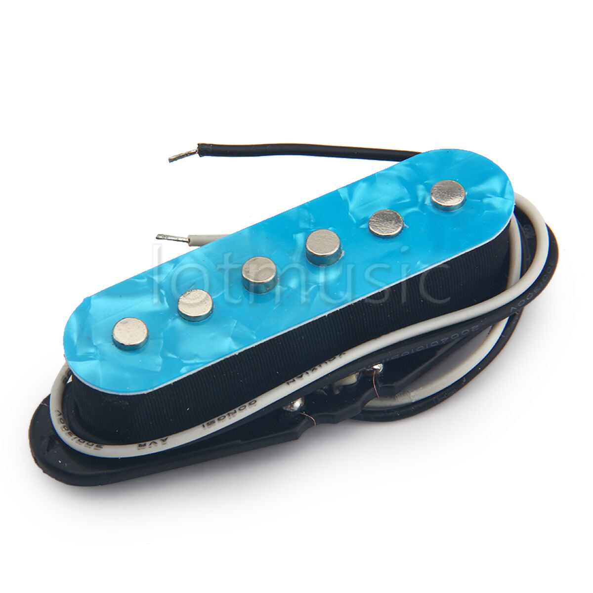 Guitar Single Coil Neck Pickup For Electric Parts Blue Pearlolid