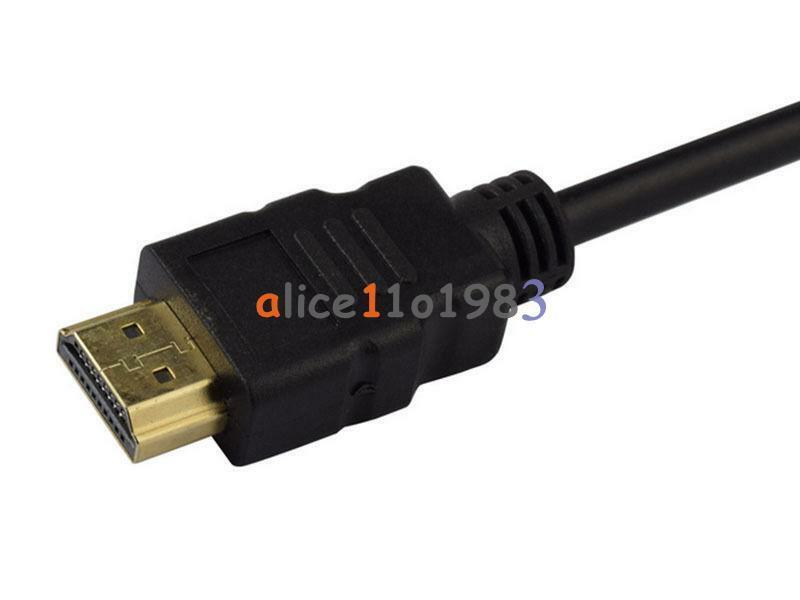 New 1080P HDMI Male to VGA Female Video Converter Adapter Cable for PC DVD HDTV