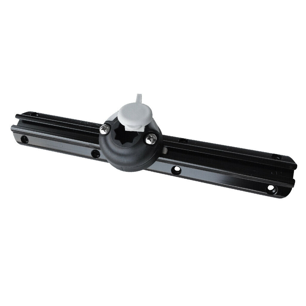 12" Short Aluminum Kayak  Base for Fishing Rod Holder & 8 Screw