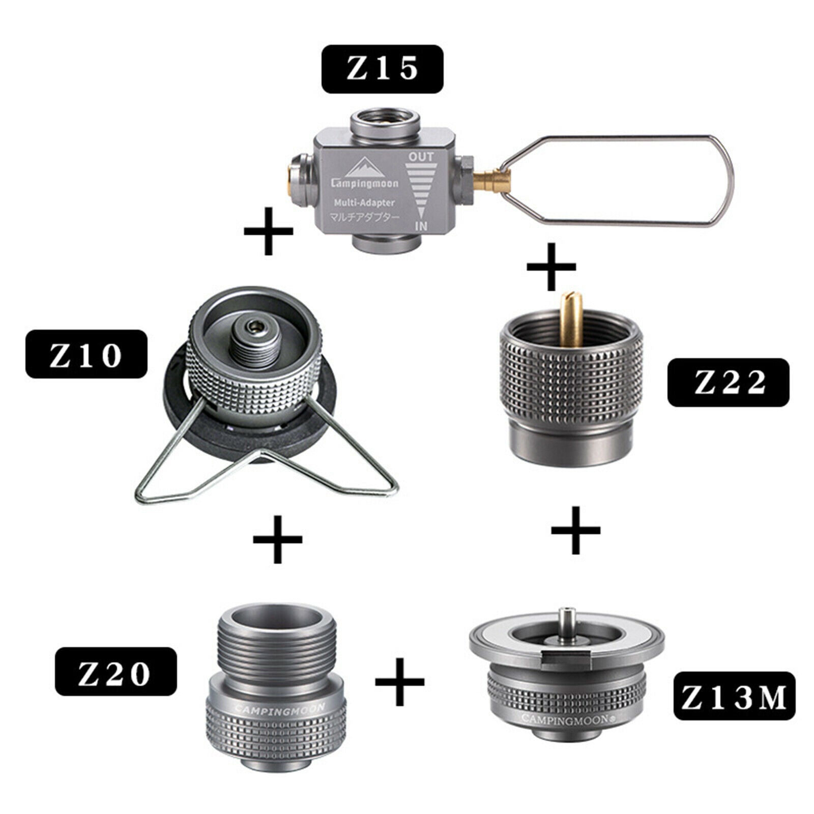 Pack of 5 Bottle Propane Filling Adapter Converter Tool for Camping Stoves