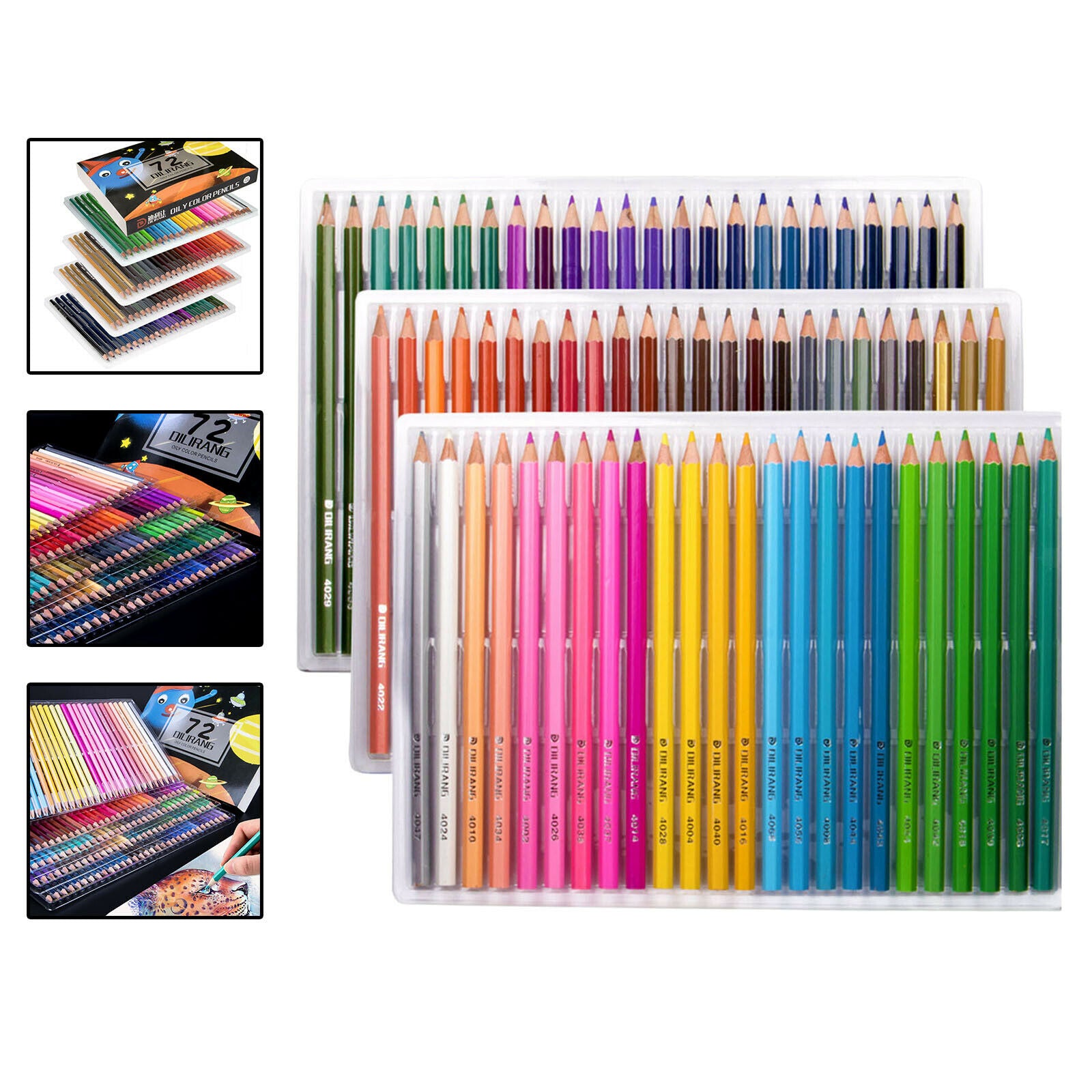 Colored Pencils 72 Count Set Artist Painting Sketching for Adults Kids