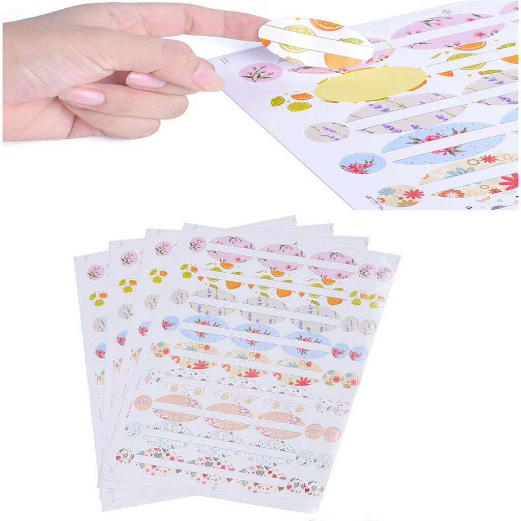 10 Sheets of Essential Oil Labels / Aromatherapy Labels PVC Adhesive Label