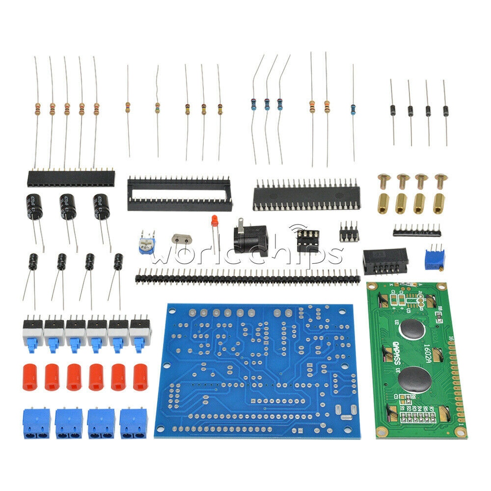 DIY LED Capacitance Frequency Inductance Tester Digital Meter/51 microcontroller