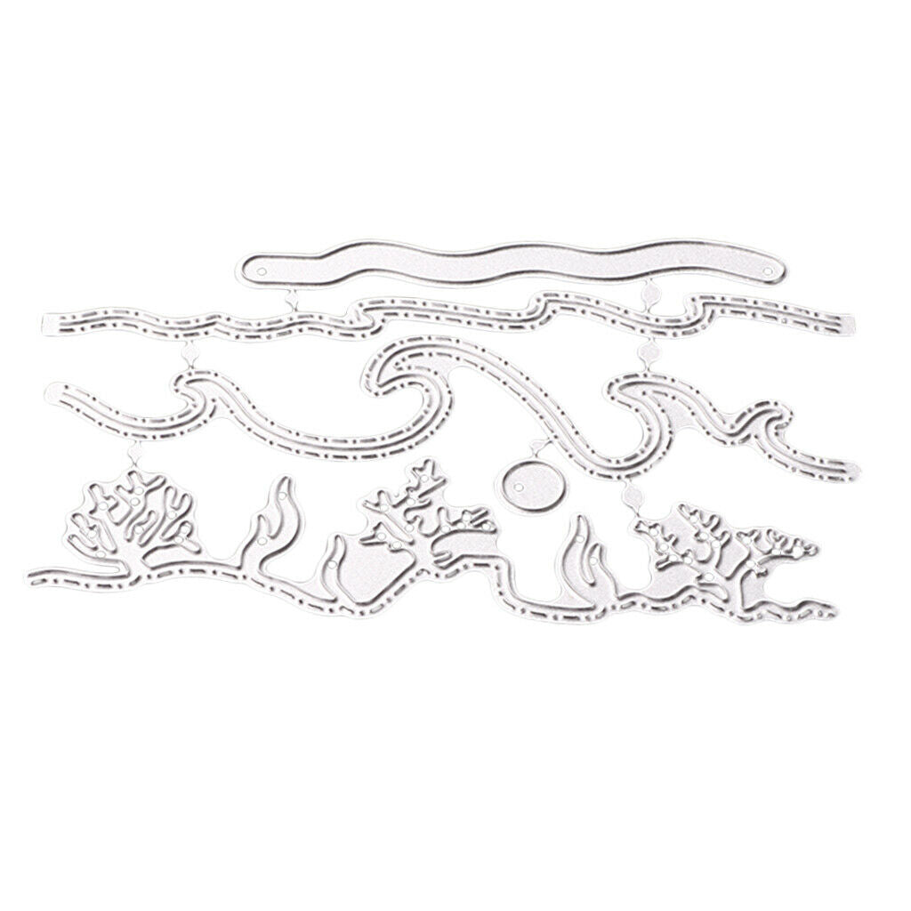 Lacework Metal Cutting Dies, Die Cuts Emboss Stencils For Scrapbook Decor