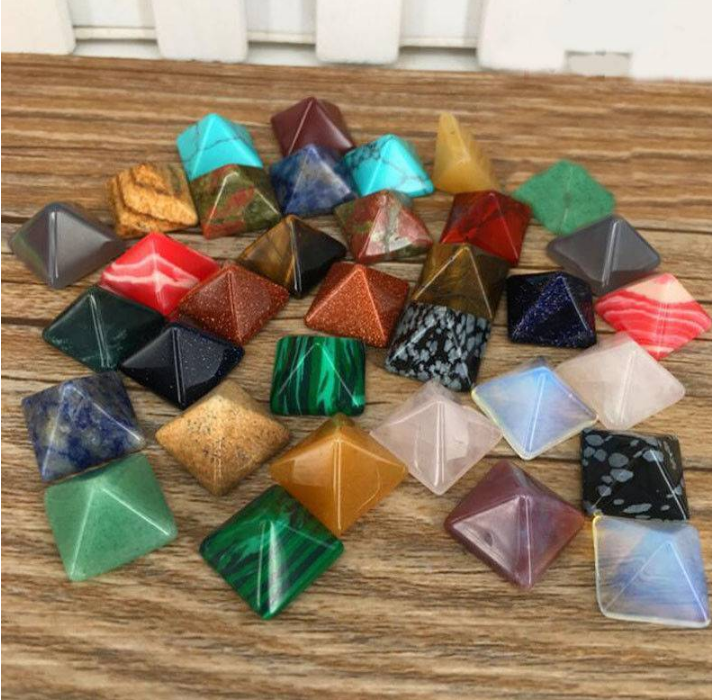 7pcs/Set Chakra Stones Palm Natural Stone Reiki Healing Crystals Gemstones Decor