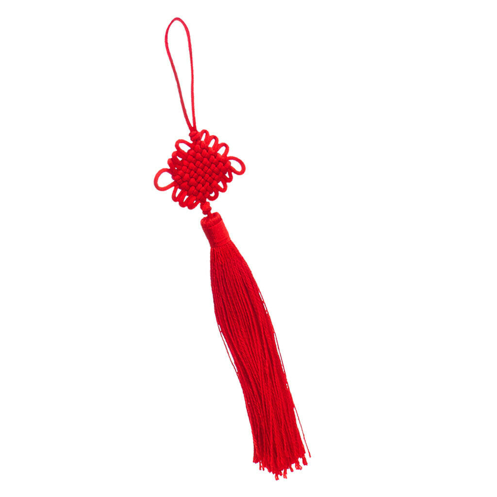 Chinese Hanging Decoration Tassel Knot Blessing Good Car Lucky Home