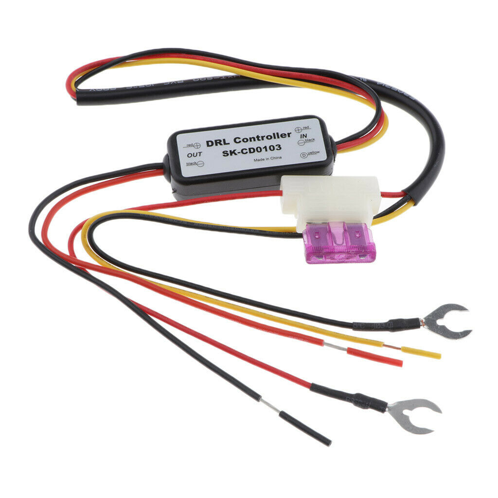 3x Car LED Daytime Running Light 5A Auto DRL Controller Fog Light Controller