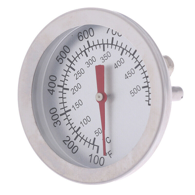 Stainless Steel BBQ Smoker Pit Grill Bimetallic thermometer Temp Gau.l8