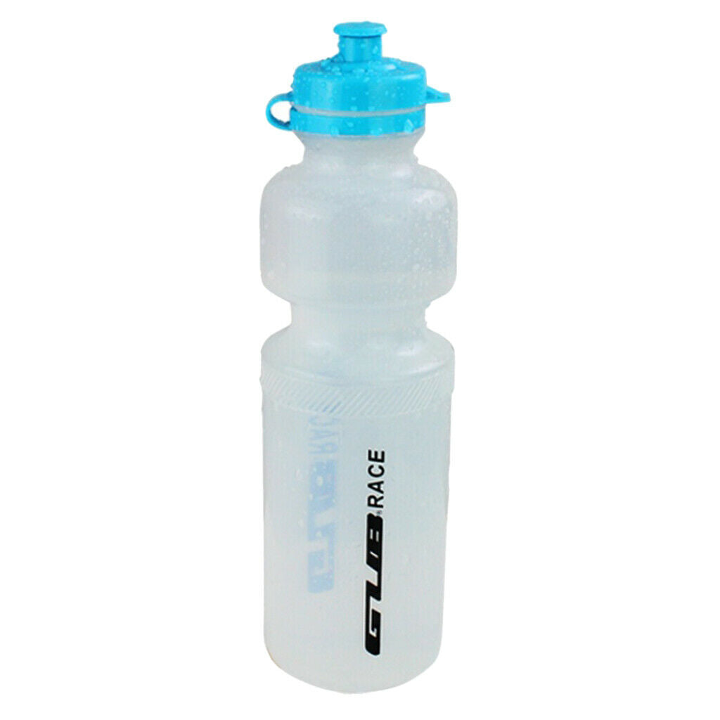 Sports Drinks Water Bottle White BPA Free Squeeze Cycling Gym Running Bottle