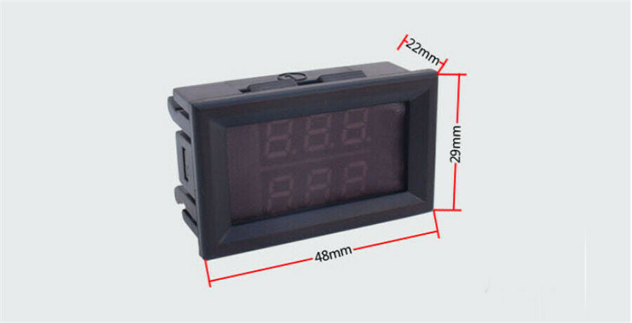 Two-way thermometer Digital Gauge  LED Display For Intercooler Supercharger