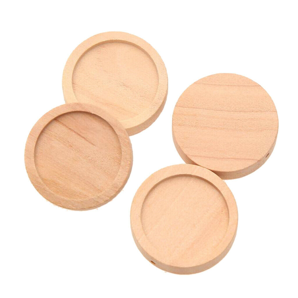 50pcs     Blank     Cameo     Cabochon     Setting     Base     25mm     Natural