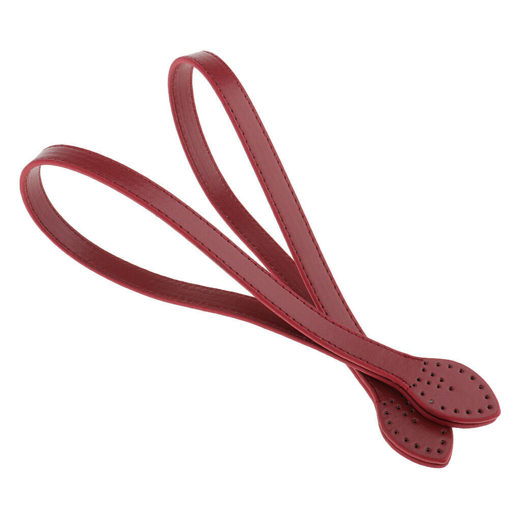 2 Pairs Replacement Bag Hooks Made of Leather Sewing Accessories Comfortable to