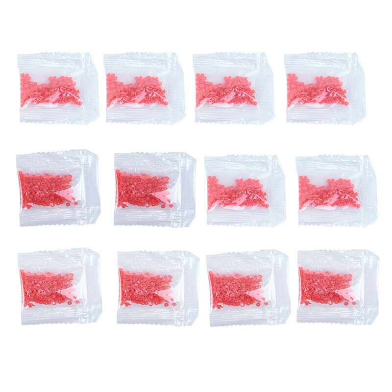 12bags/set=2400pcs Red Fishing Accessories Tackle Rubber Band For Bloodwor.l8