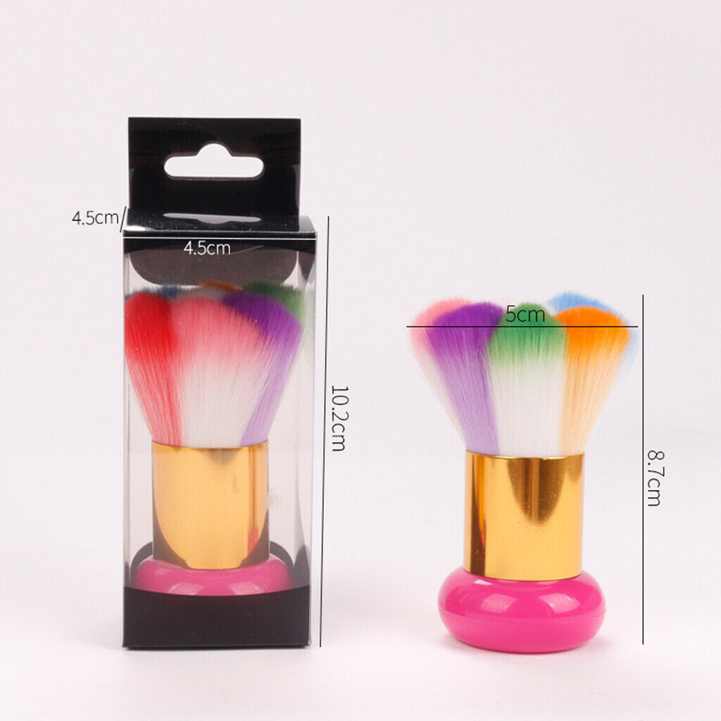 Professional Nail Art Soft Brush Powder Remover Cleaning Nail Art Tools
