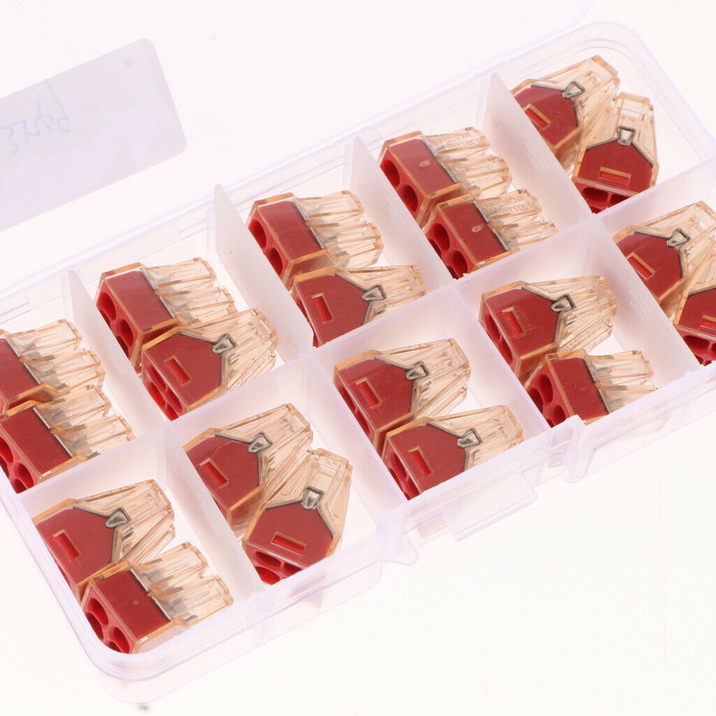 20 Pieces VSE-604 Wire Wiring Connector For 4 Pin Conductor Terminal Blocks