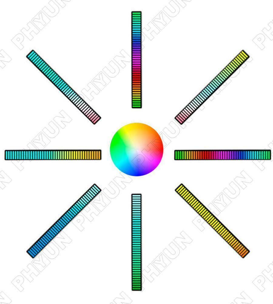 40 LED RGB Light Bar Voice Activated Color Changing Dynamic Lamp Music Sync APP