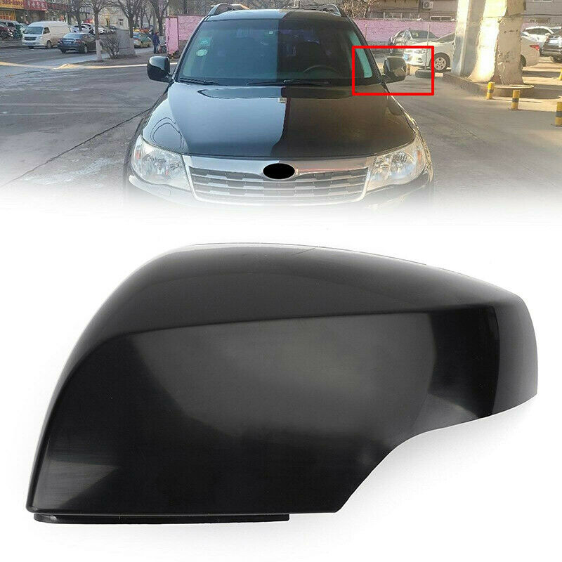 Pair Door Side Rear View-Mirror Cover Cap Trim For Subaru Forester 2014-2018