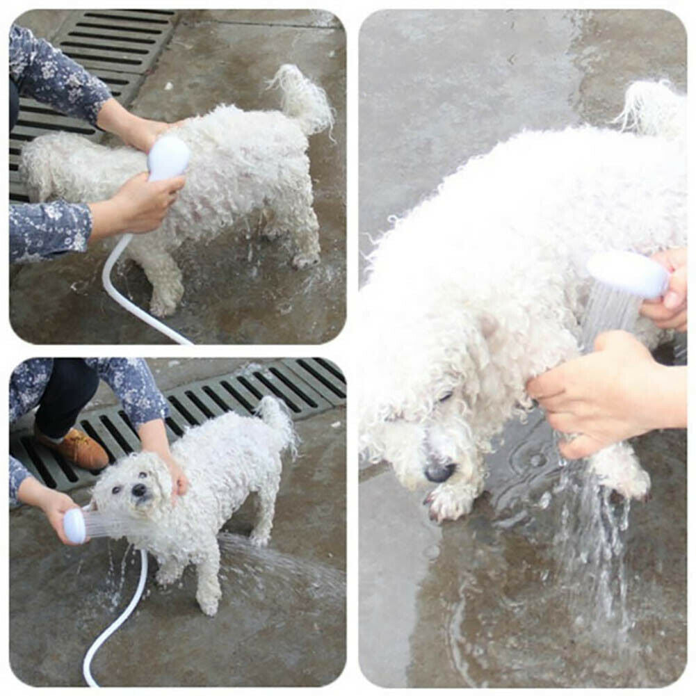 1.30m Pet Shower Hose Spray Handheld Sink Bath Shampoo Sprayer Shower Head