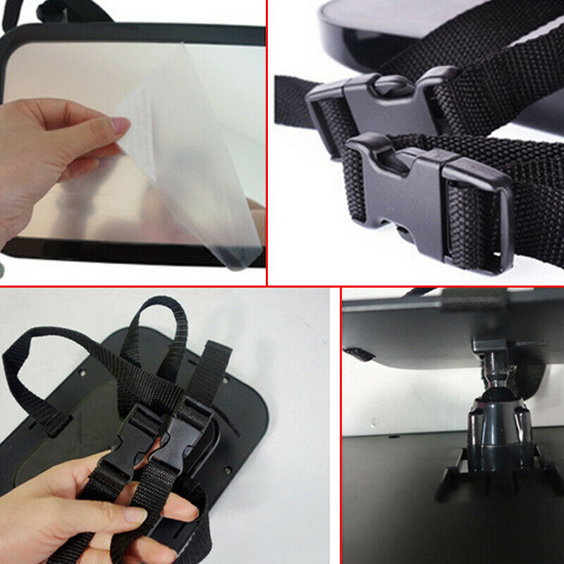 Car Interior 360Â° Adjustable Angle Rear Row Baby Kids View Mirror Anti-crush
