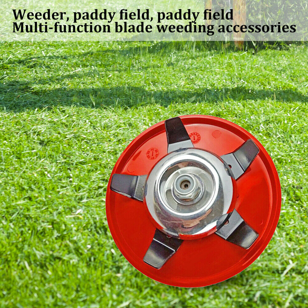 1 Set Lawn Mower Weeding Disc Home Garden Trimmer Head Grass Cutter Tray @