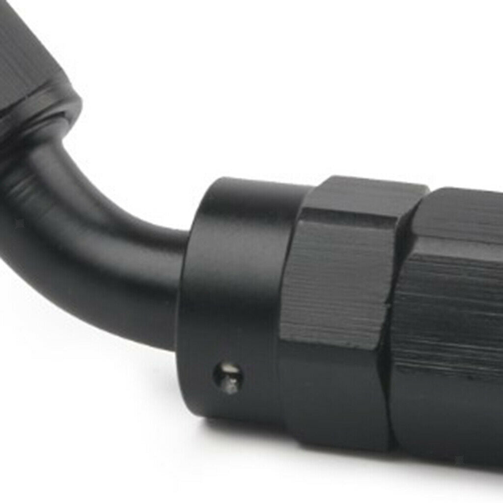 4 Pieces Universal Anoized AN 6 6AN Elbow 0 45 90 180 Degree AN6 Hose End
