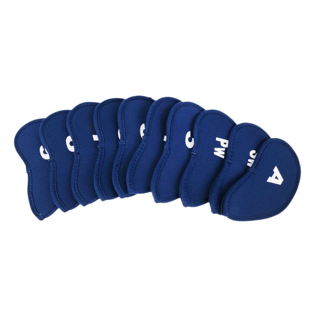 20 Pcs / Set Universal Neoprene Golf Club Protection Iron Head Cover Wedge Sock