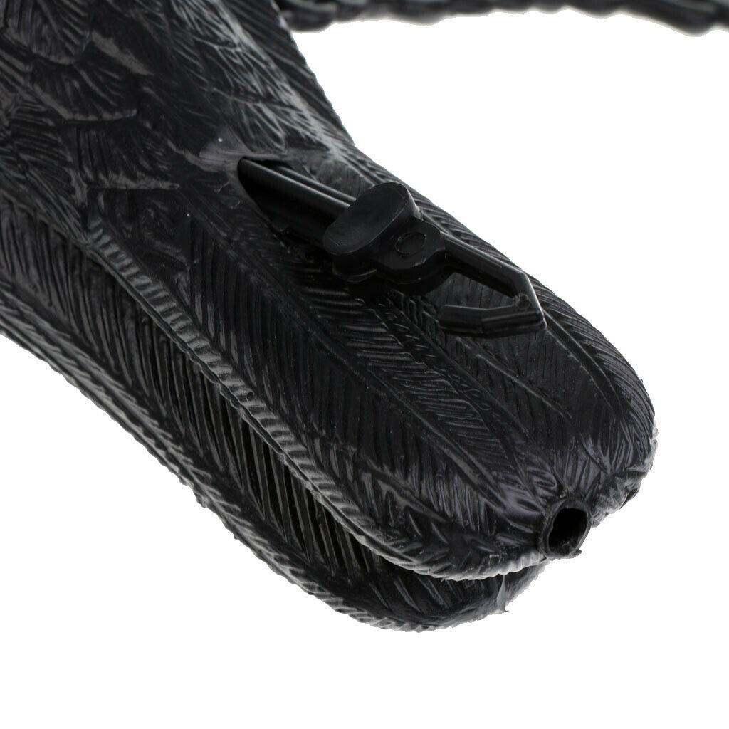 1 Pair Realistic Full Body Crow Raven Hunting Decoy Scarer Greenhand Gear