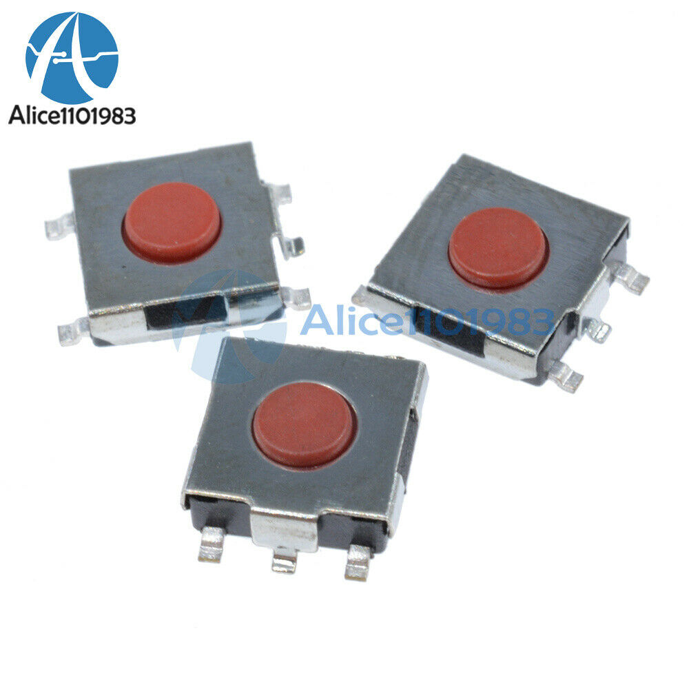 500PCS 6*6*2.5mm Tactile Push Button Switch Tact Switch Micro Switch 4-Pin SMD
