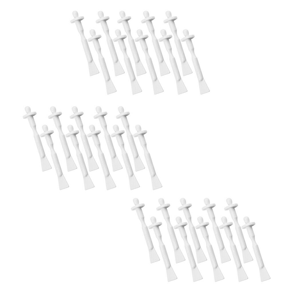 Pack of 30 Dual Use Wax Applicator Sticks Spatulas Tool Body Face Nose Hair