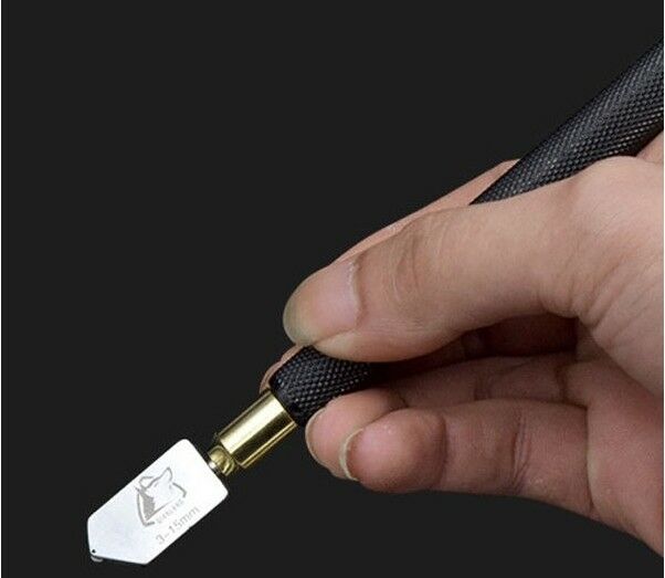 1 PC 3-15mm Black Pencil Oil Feed Carbide Tip Glass Cutter Cutting Tool
