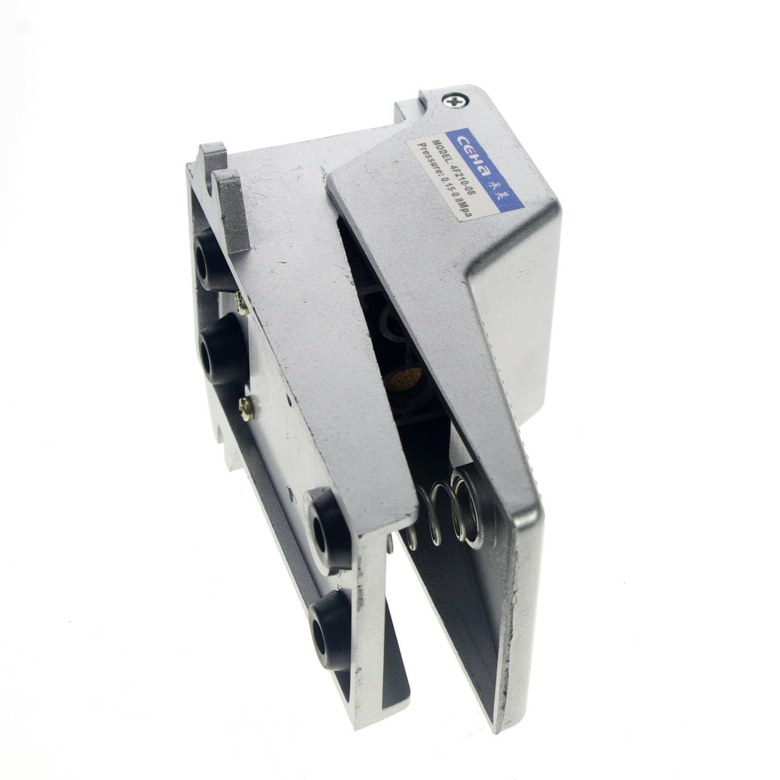 1PCS 5 Way 2 Pos 1/4" BSPT Pneumatic Foot Operated Pedal Valve Spring Return