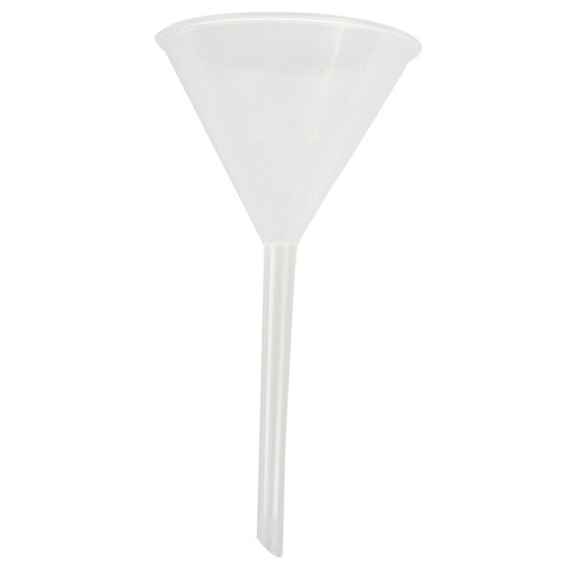 90 mm plastic Transparent funnel for kitchen / lab / garage / car fluids V9P3