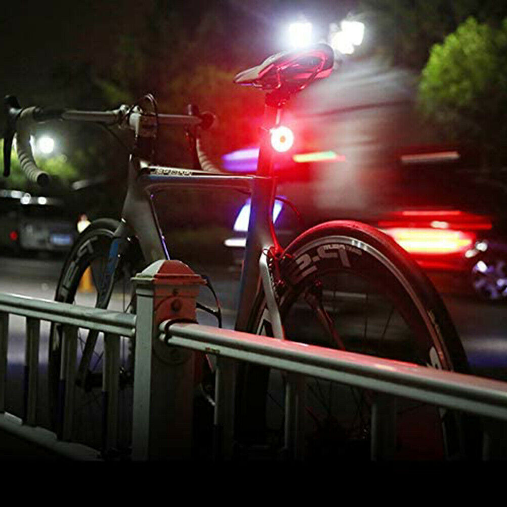 USB Rechargeable Bike Tail Light Waterproof Bicycle LED Light Lamp Universal