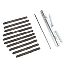 Steel Kalimba Mbira 10 Keys Thumb Piano Bridge Saddle Set DIY Handworking