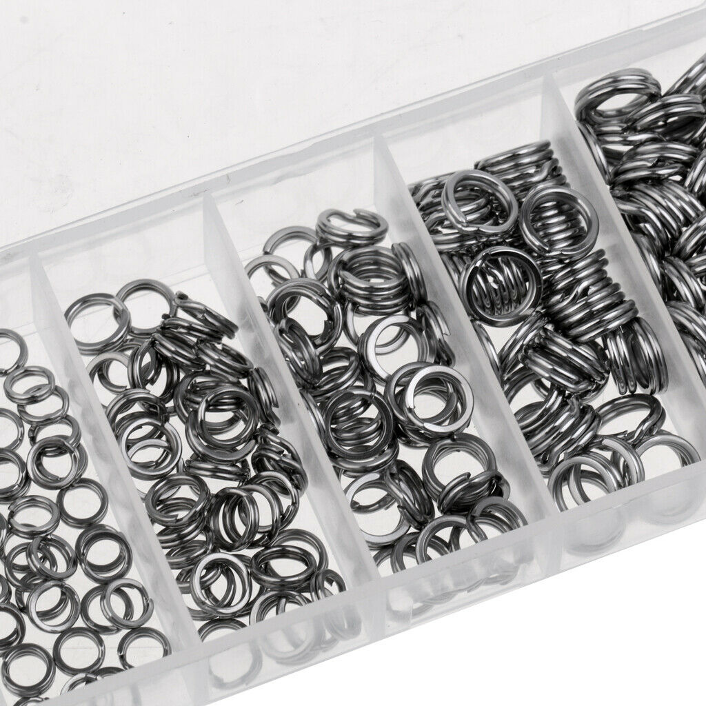 200Pcs Stainless Steel Fishing Lures Split