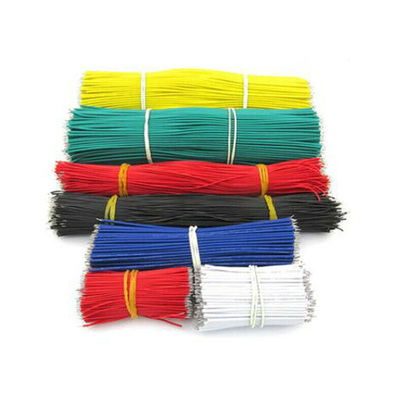 130pc Multi-Color 24AWG Jumper Cable Breadboard Wire Double Tinning 5/8/10cm Kit