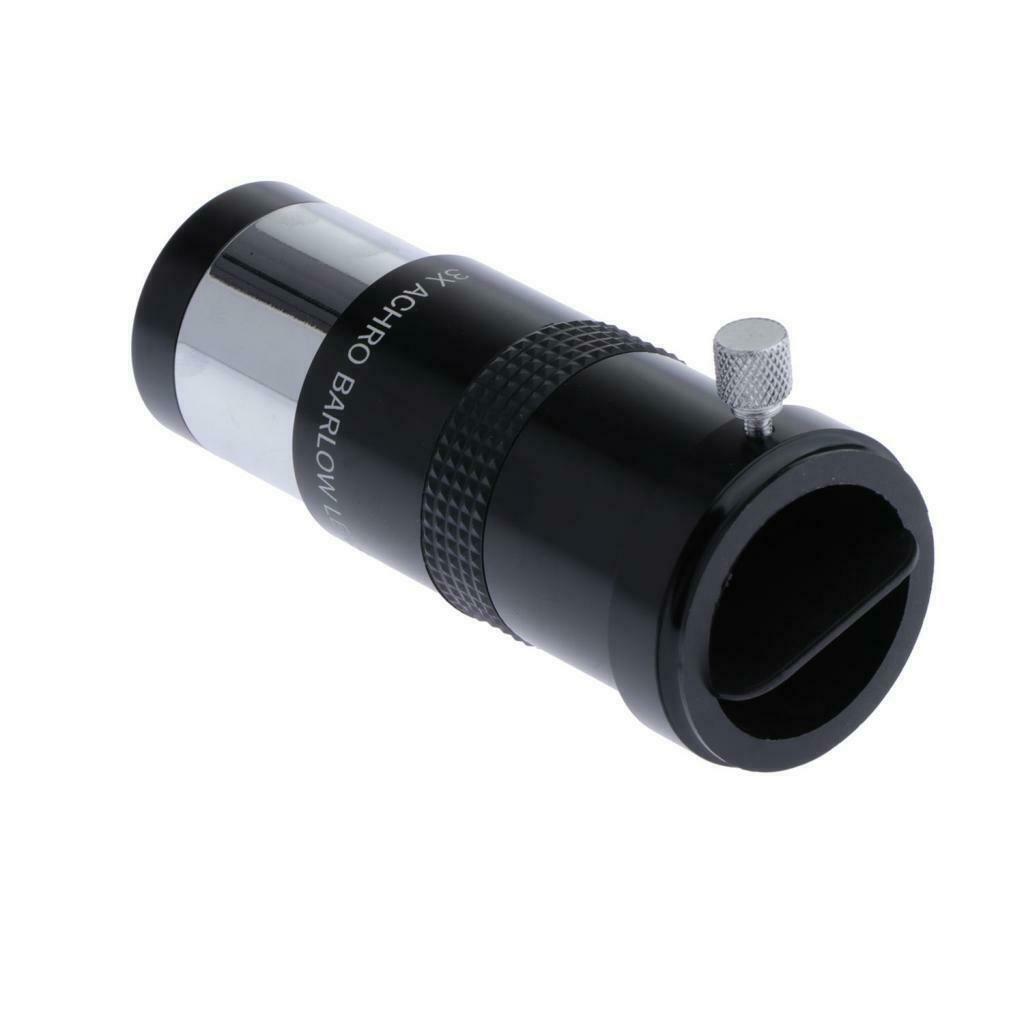 Universal Metal 3X Barlow Lens Economy for Astronomical Telescope Eyepieces