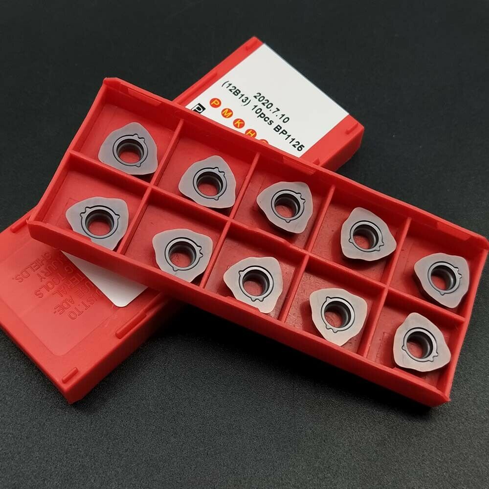 10PCS JDMW120420ZDSR-FT BP1125 Indexable CNC Carbide milling inserts for steel