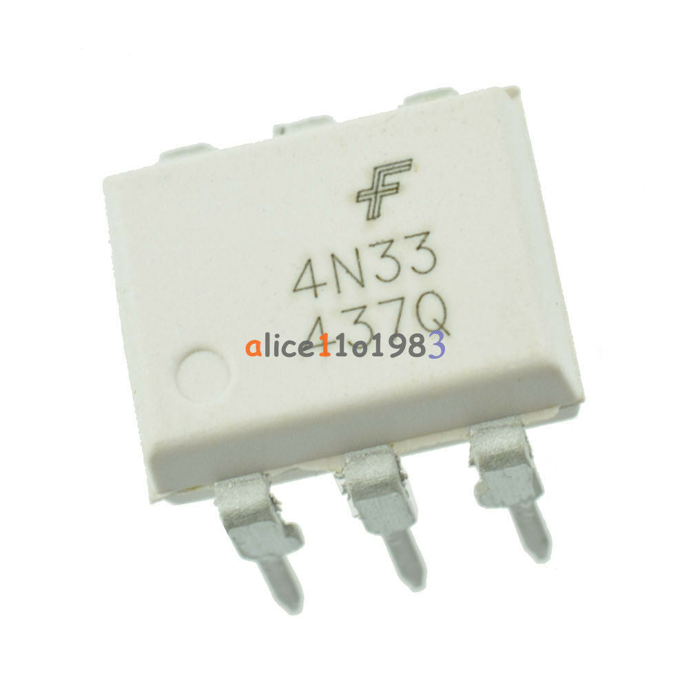 10PCS IC 4N33 FSC DIP6 PHOTO TRANSISTOR