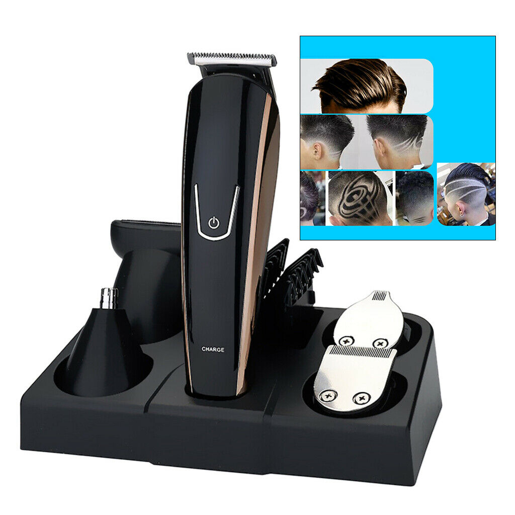 Handy Men's Hair Clipper Trimmer Cutter Haircut Salon Barber Shaver Kit