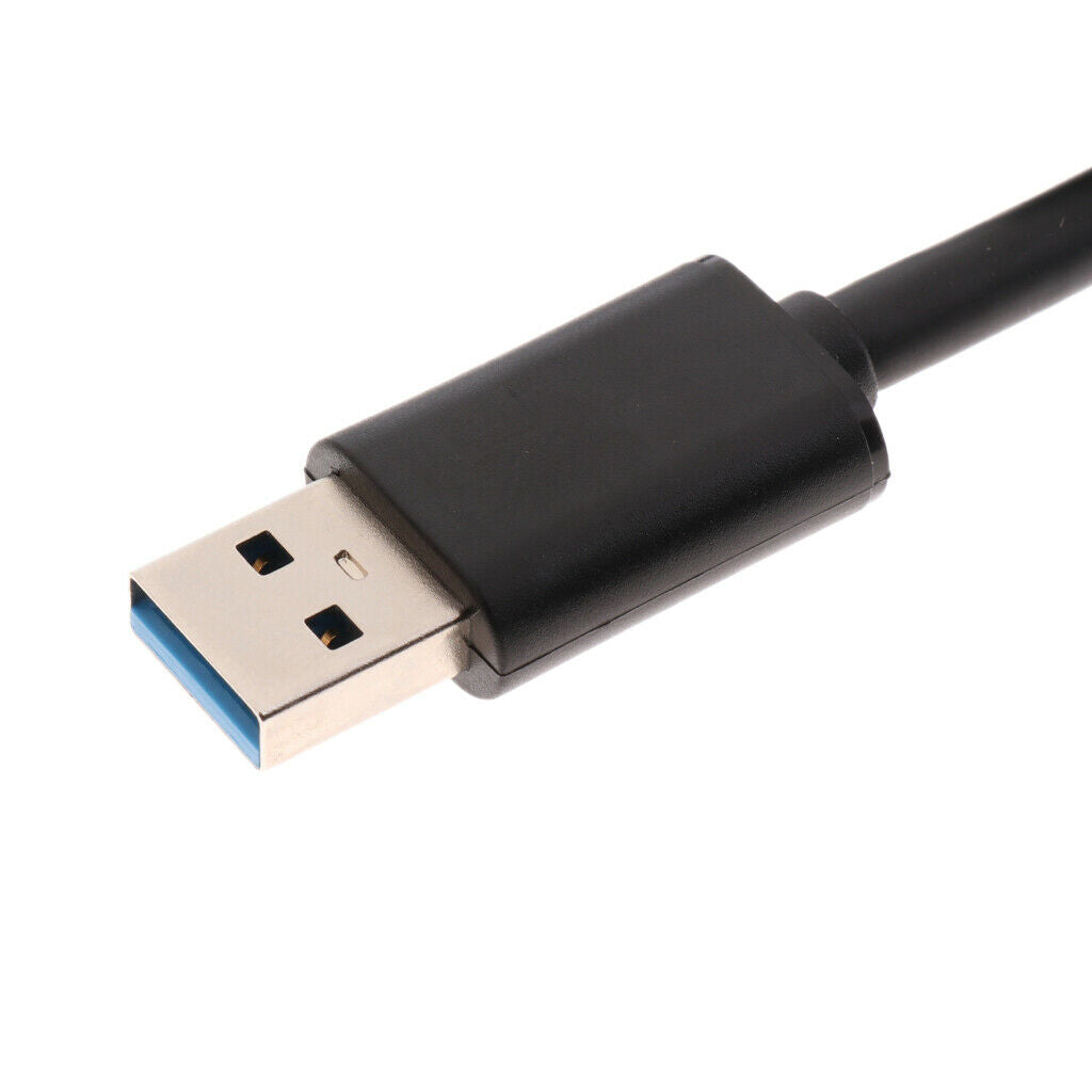 USB 3.0 Male to Female Black Extension Cable for HDD Hard Disk 1 Meters