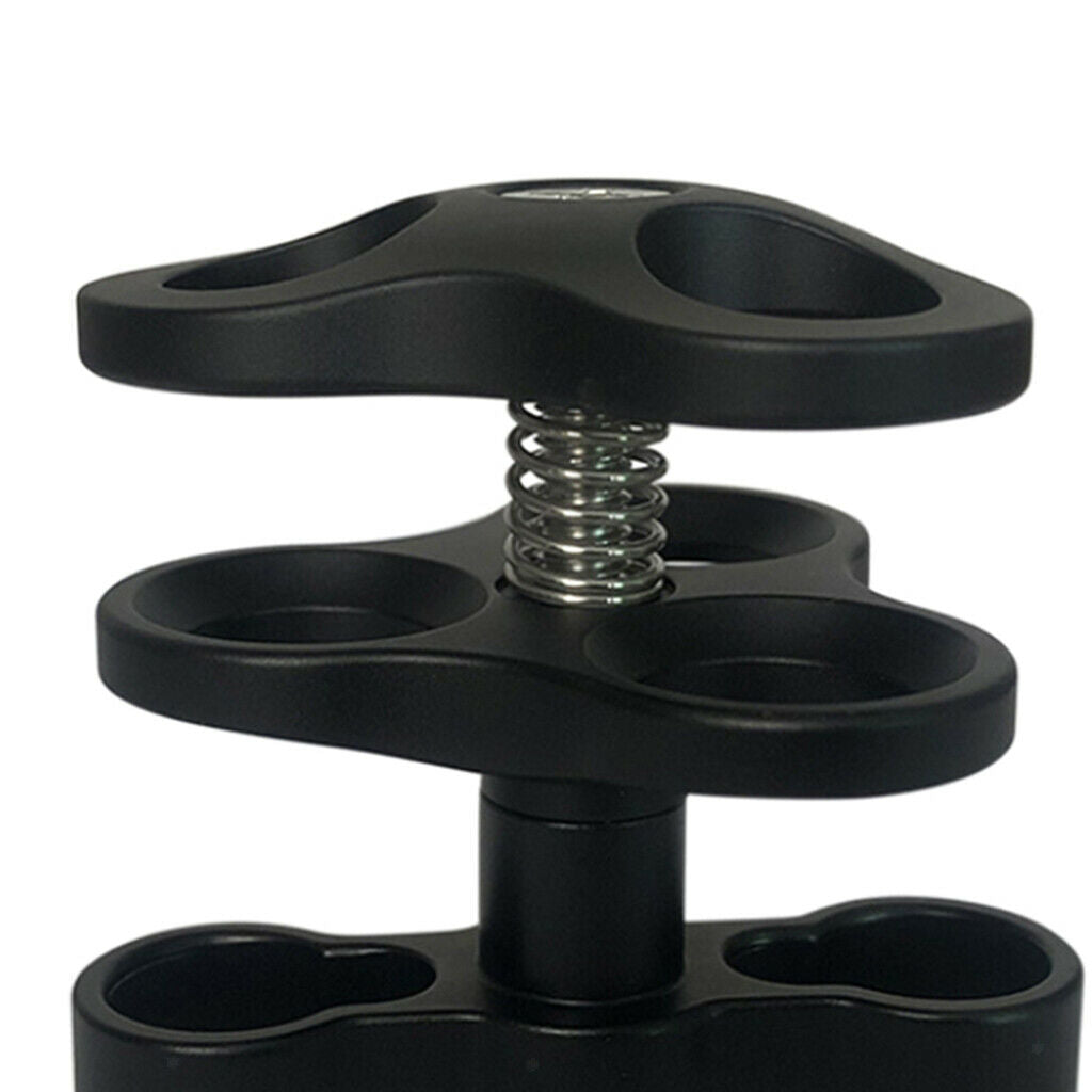 Diving Lights Clamp 3 Holes Easy Releasing for Gopro for Video Camera Tray