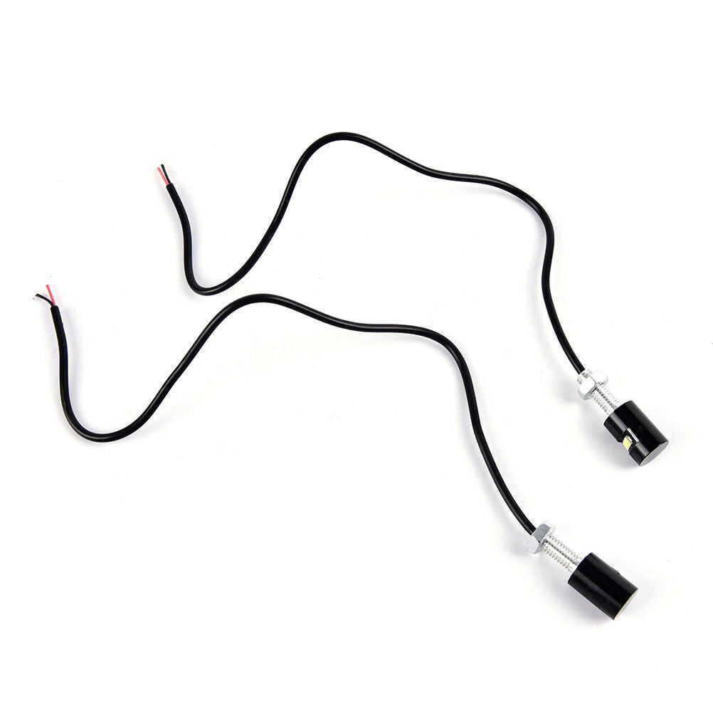 2pcs White LED SMD Motorcycle&Car License Plate Screw Bolt Light lamp bul.l8
