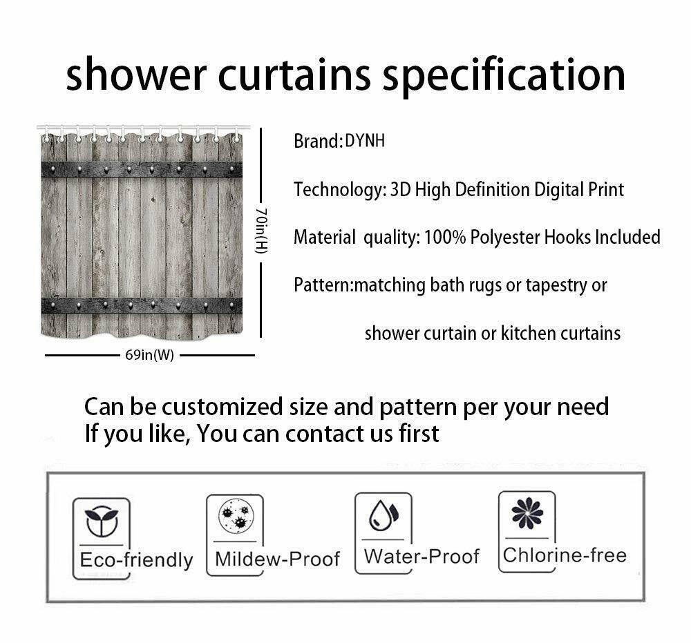 Egyptian Elements Womans Art Waterproof Fabric Bathroom Shower Curtain 71Inch