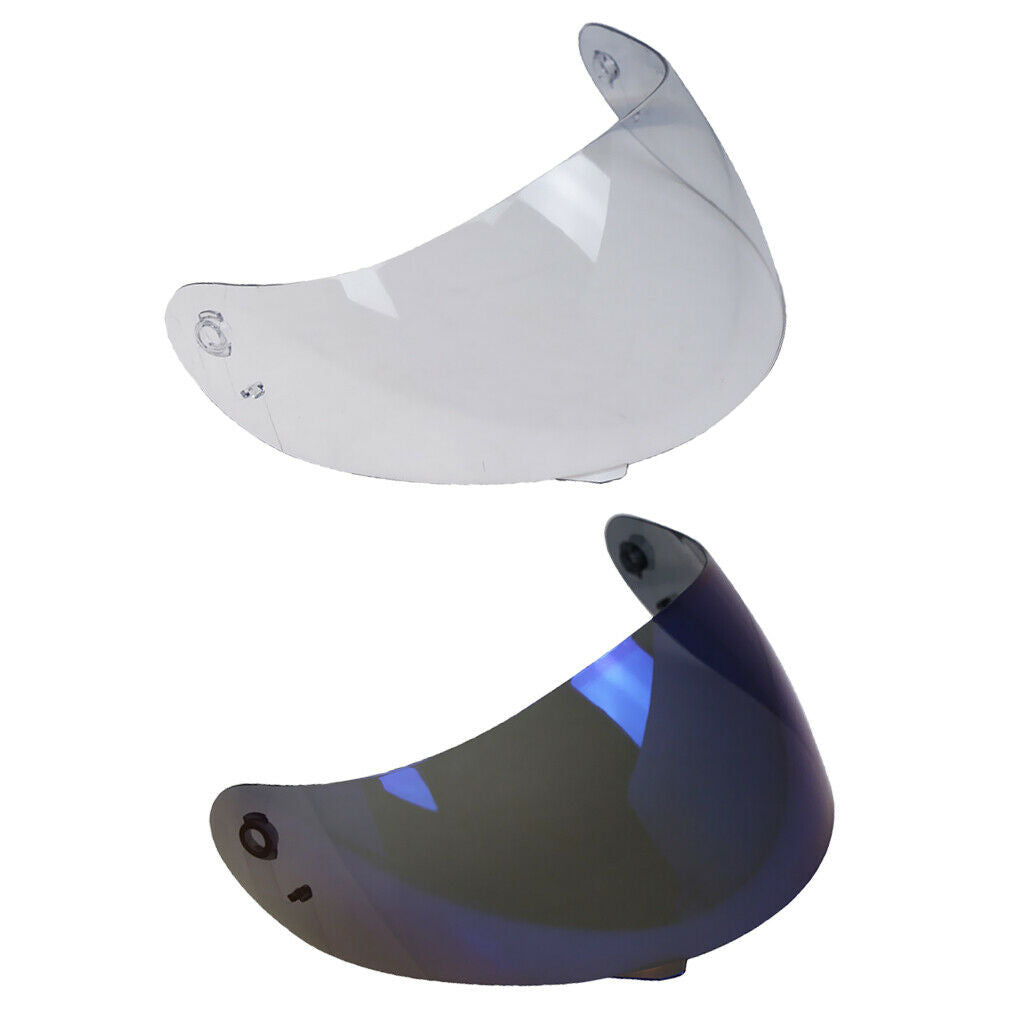 2 Pack Motorcycle Full Face Helmet Flip up Visor Sun Shield: Guard Cover